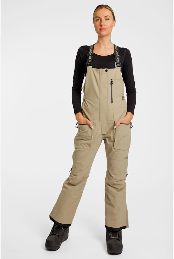 BEACH MOUNTAIN pantalon de snowboard femmes Beige 43469 1