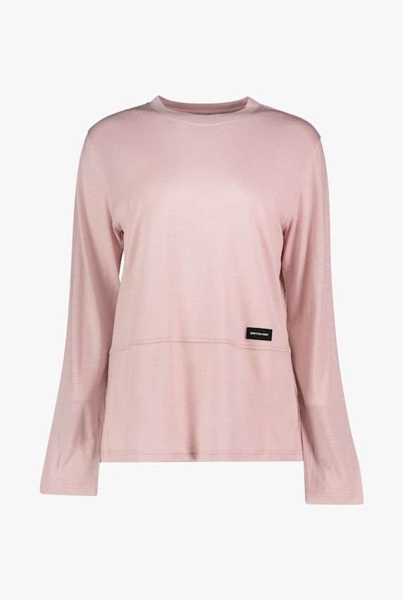 Ortovox 185 Merino Patch longsleeve femmes Pink 43553 1