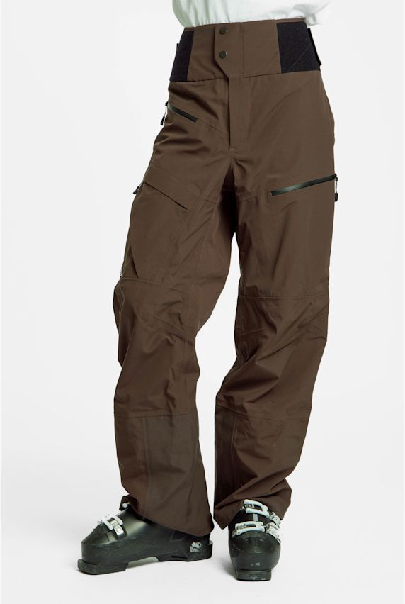 Ortovox Ravine Plus 3L pantaloni da sci donna Marrone 43573 1