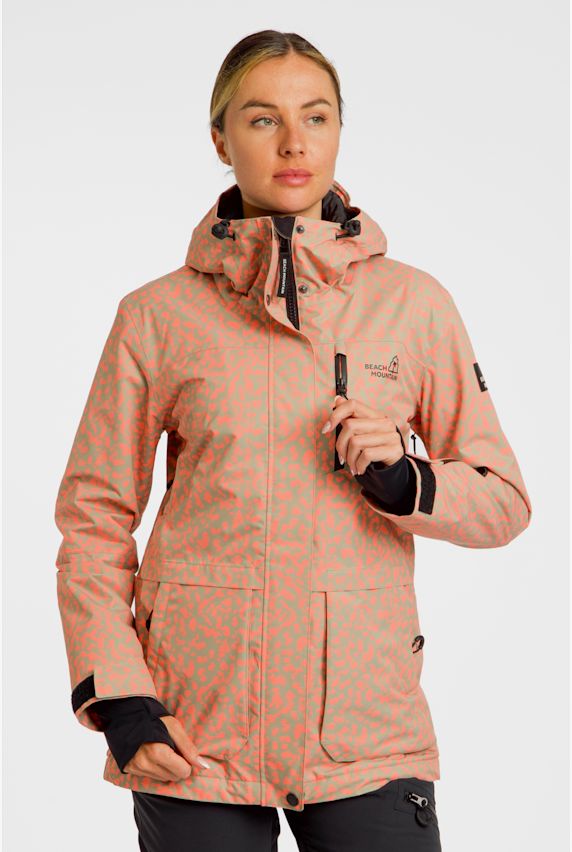 BEACH MOUNTAIN veste de snowboard femmes Pink 43593 1