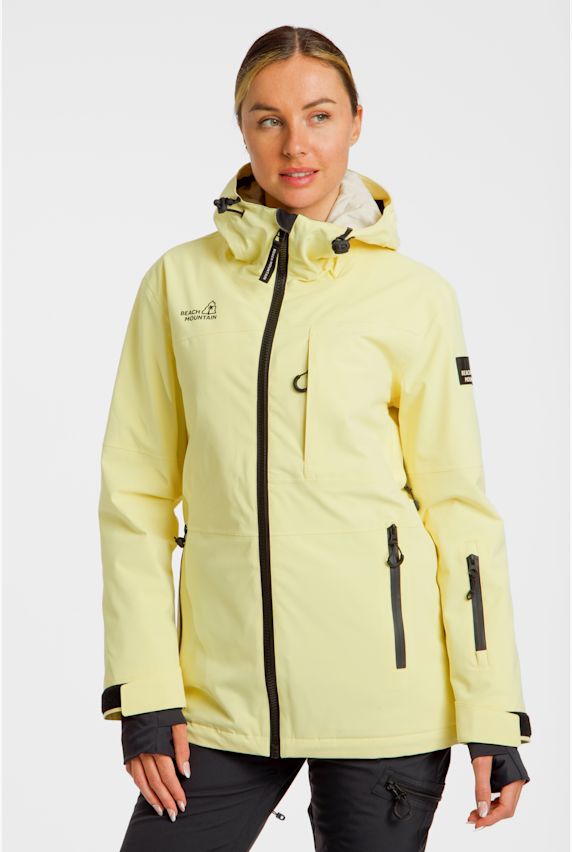 BEACH MOUNTAIN giacca da snowboard donna Giallo 54949 1