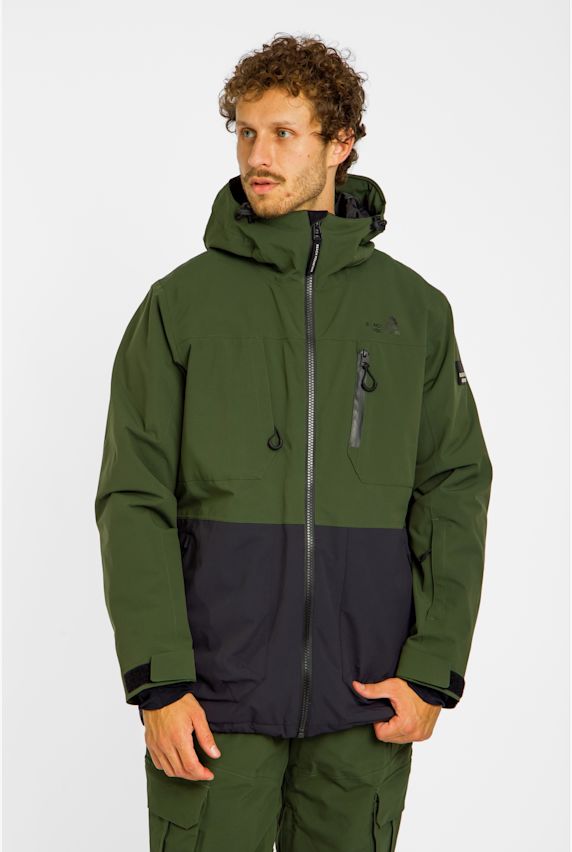 BEACH MOUNTAIN Herren Snowboardjacke Grün 43617 1