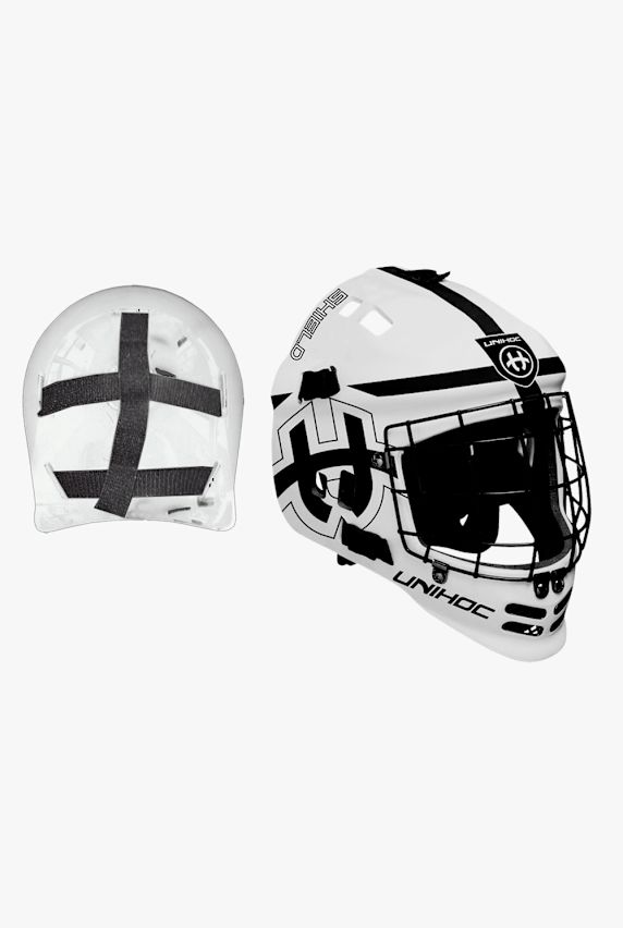 Unihoc Shield Maske casque de l'Unihockey Blanc 43652 1