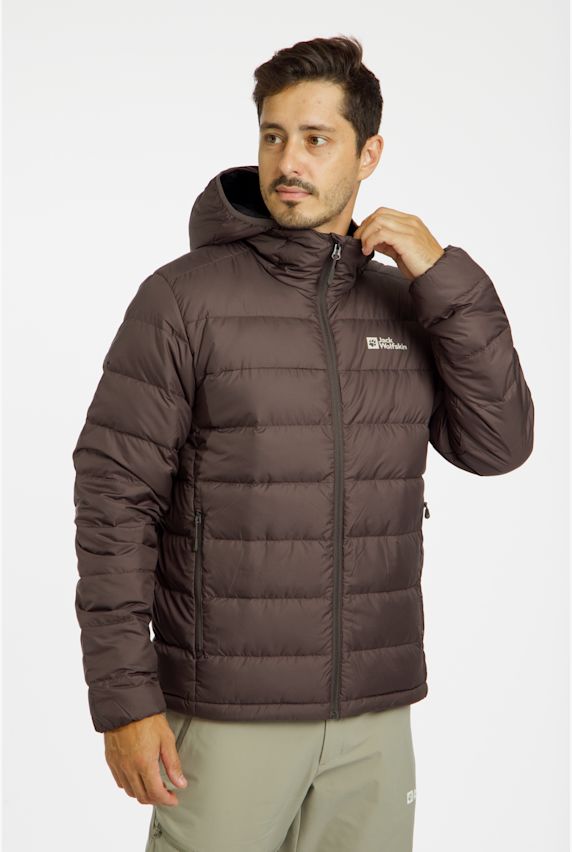 Jack Wolfskin Ather Hooded piumino uomo Marrone 43773 1