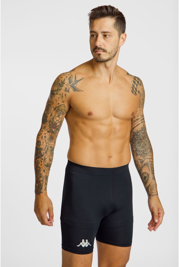 Kappa 4Skin Kombat Gumbay Herren Short Schwarz 43812 1