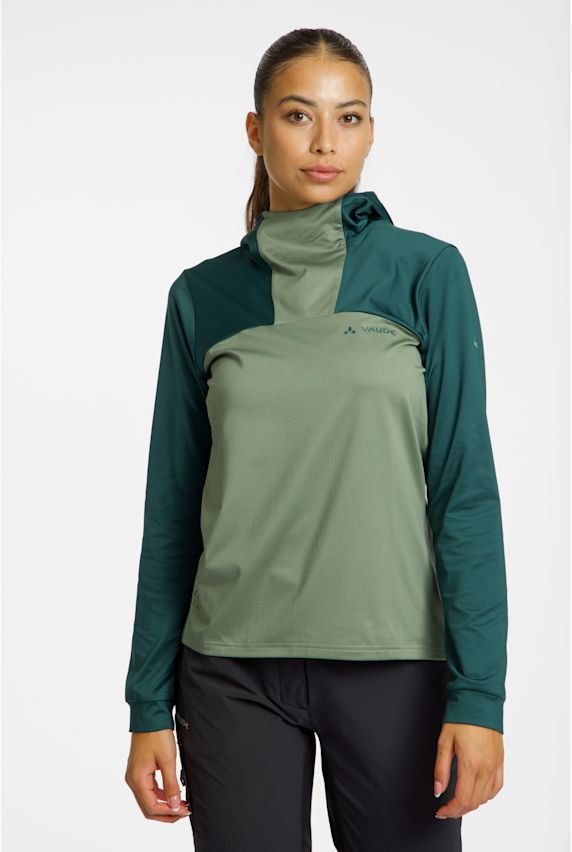 VAUDE Qimsa Hoody Damen Biketrikot Grün 43925 1
