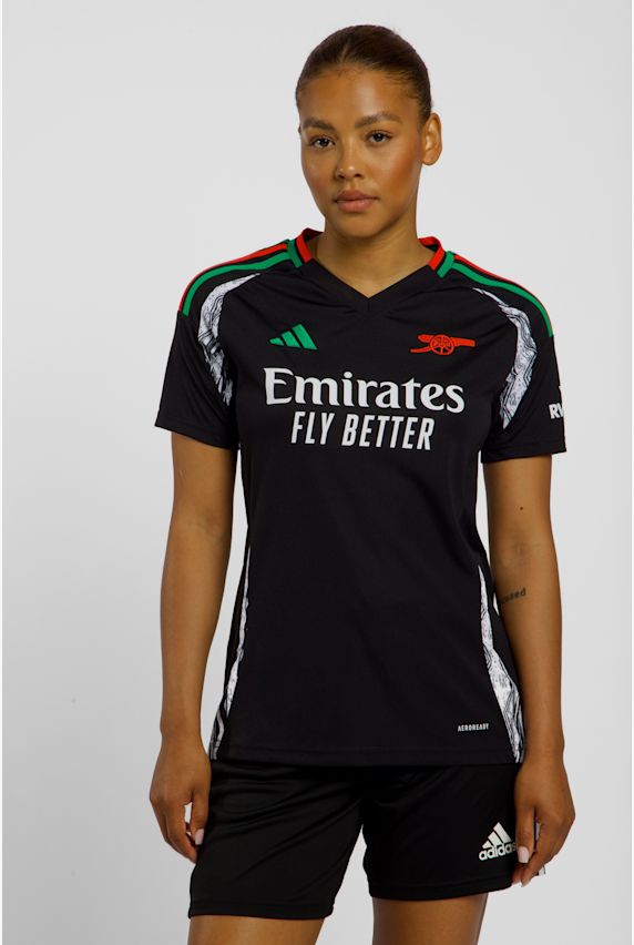 adidas FC Arsenal Away Replica Damen Fussballtrikot 24/25 Schwarz 43951 1