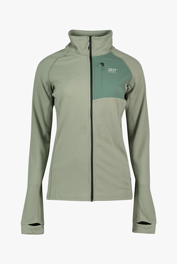2117 OF SWEDEN Hejsta Merino Damen Midlayer Grün 43967 1