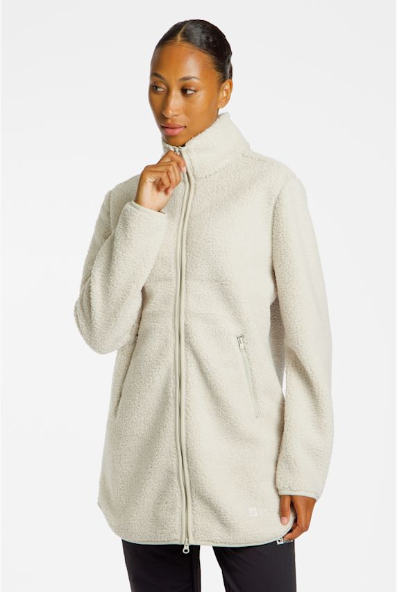 Jack Wolfskin High Curl Coat Damen Midlayer Beige 45304 1