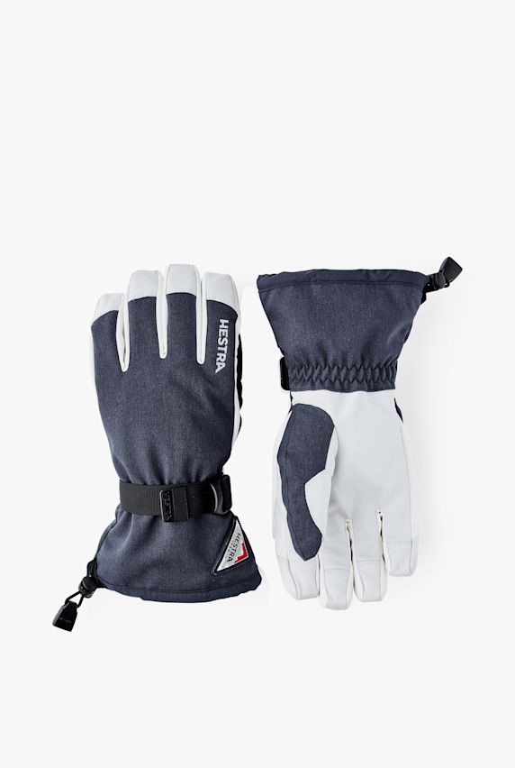 Hestra Powder Gauntlet 5 Finger gant de ski femmes Bleu 44005 1