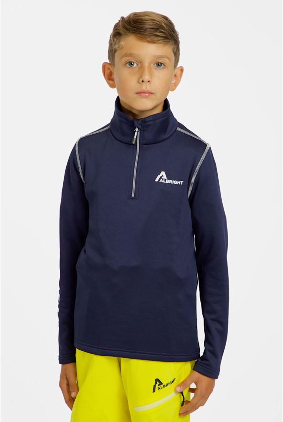 ALBRIGHT Lenzerheide midlayer bambini Blu 44038 1