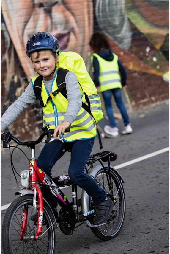 Wowow Fun gilet réfléchissant enfants Jaune 44070 1