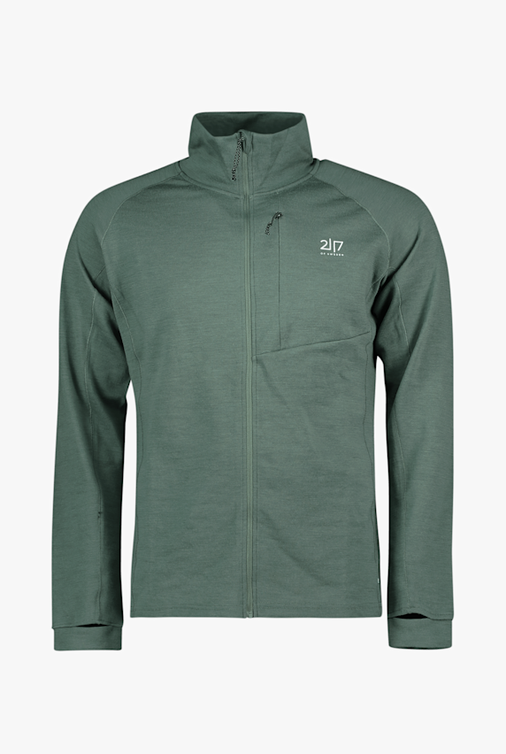 2117 OF SWEDEN Gasska Merino Herren Midlayer Grün 44116 1
