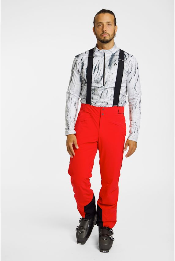 Schöffel Mountet pantaloni da sci uomo Rosso 44306 1