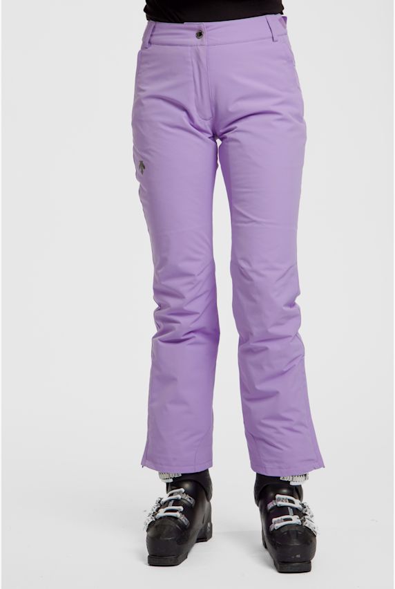 descente Insulated pantalon de ski femmes Violet 44318 1