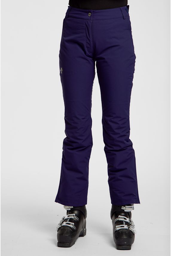 descente Insulated pantalon de ski femmes Bleu 44327 1