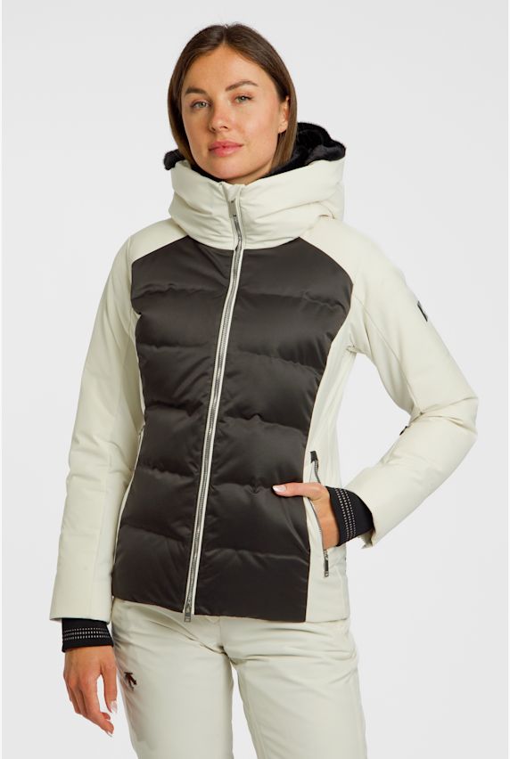 descente Down Damen Skijacke Beige 44311 1