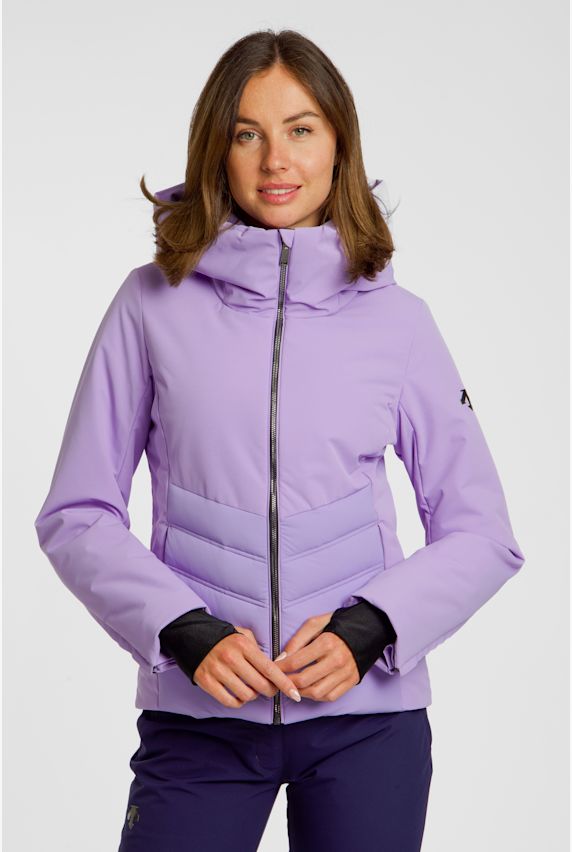 descente Insulated veste de ski femmes Violet 44340 1