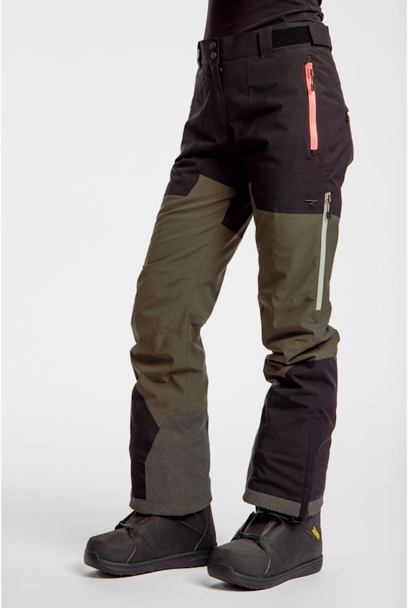 Rehall FEM-R pantaloni da sci/snowboard donna Verde 44378 1
