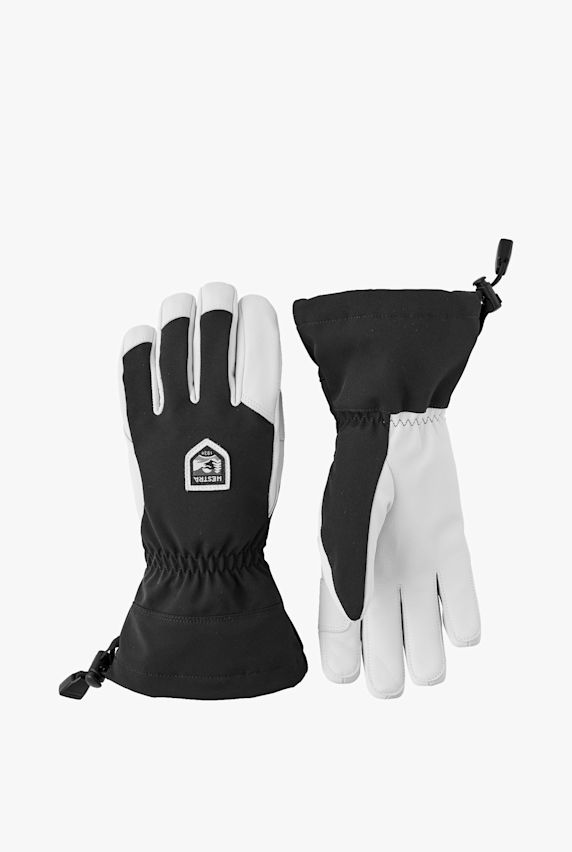Hestra Flextron Motion 5 Finger Herren Skihandschuh Schwarz 44464 1
