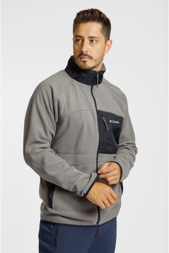 Columbia Fast Trek™ Overlay Fleece midlayer uomo Grigio 44465 1
