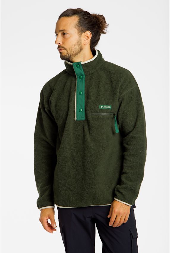 Columbia Helvetia™ II Half Snap midlayer hommes Vert 44471 1