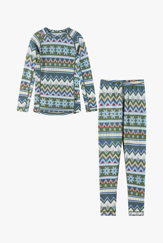 reima Taitoa Kinder Thermo Unterwäsche Set Blau 44585 1