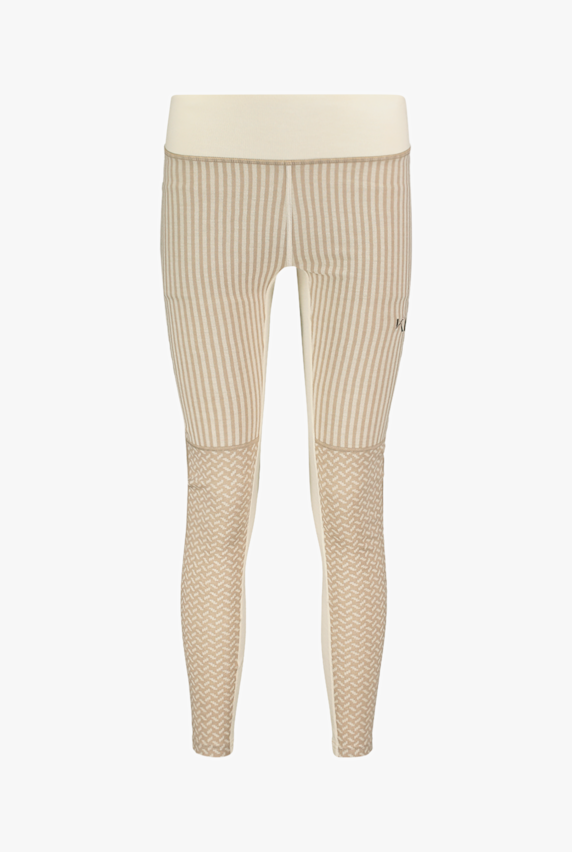 Kari Traa Smekker Merino High Waist Damen Thermohose Beige 45525 1