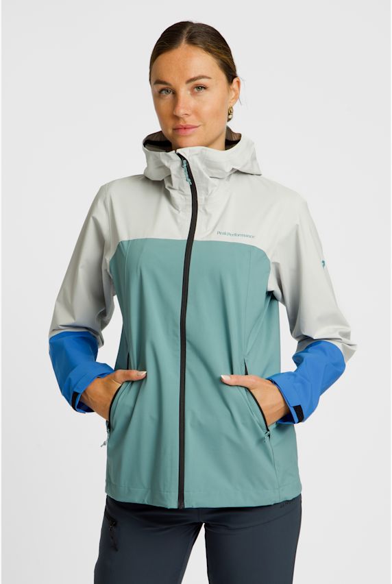 PEAK PERFORMANCE Trail HIPE® 2.5L Damen Outdoorjacke Blau 44757 1