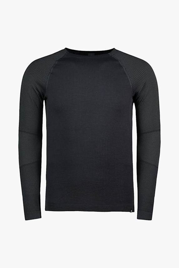 Odlo Seamless Performance Wool Herren Thermo Longsleeve Schwarz 45059 1