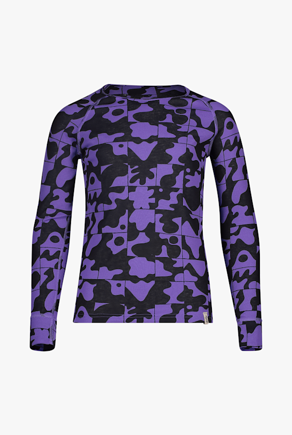 Odlo Active Warm Graphic Kinder Thermo Longsleeve Lila 45058 1