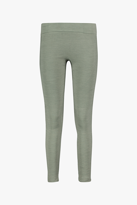 Odlo Seamless Performance Wool pantalon thermique femmes Vert 45043 1