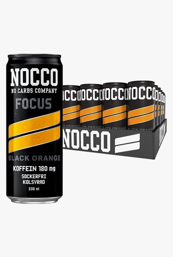 NOCCO Black Orange 24 x 330 ml Sportgetränk Schwarz 45177 1