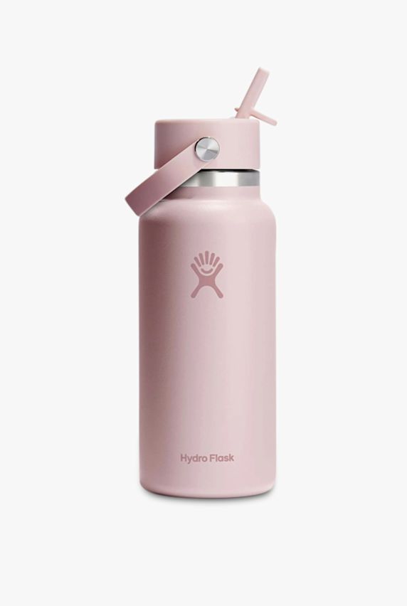 Hydro Flask Wide Mouth with Flex Straw Cap 946 ml gourde Rose 45343 1