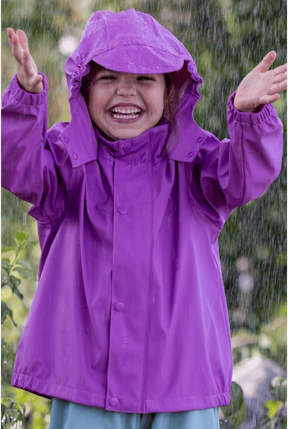 RUKKA Jori Mini Kinder Regenjacke Lila 45466 1