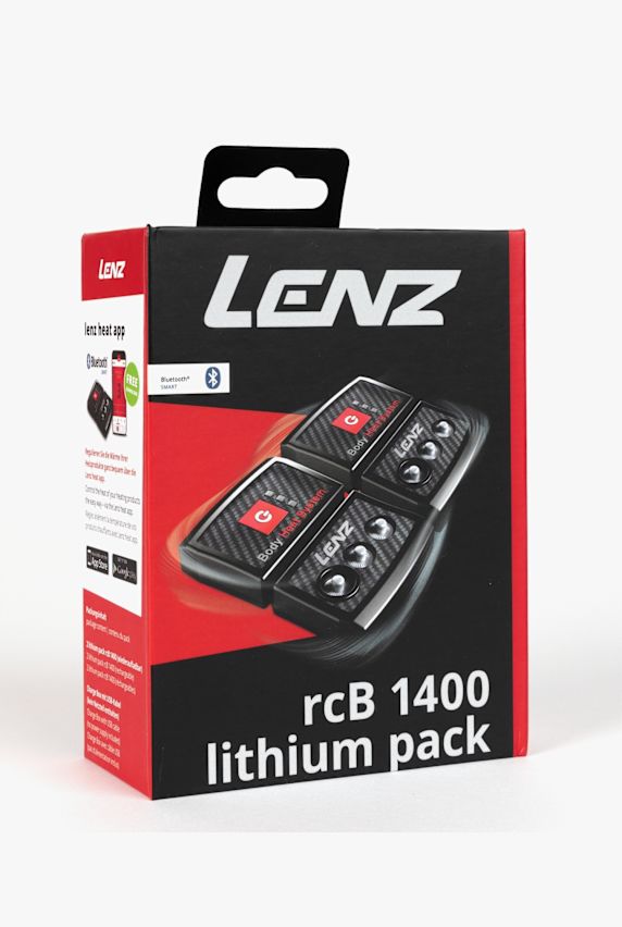 Lenz Lithium Pack rcB 1400 (USB-C) cuscinetto antiscivolo Nero 45555 1