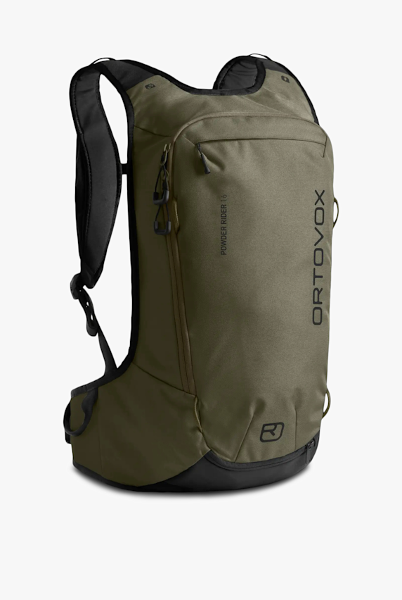 Ortovox Powder Rider 16 L sac à dos de ski de randonnée Vert 45566 1