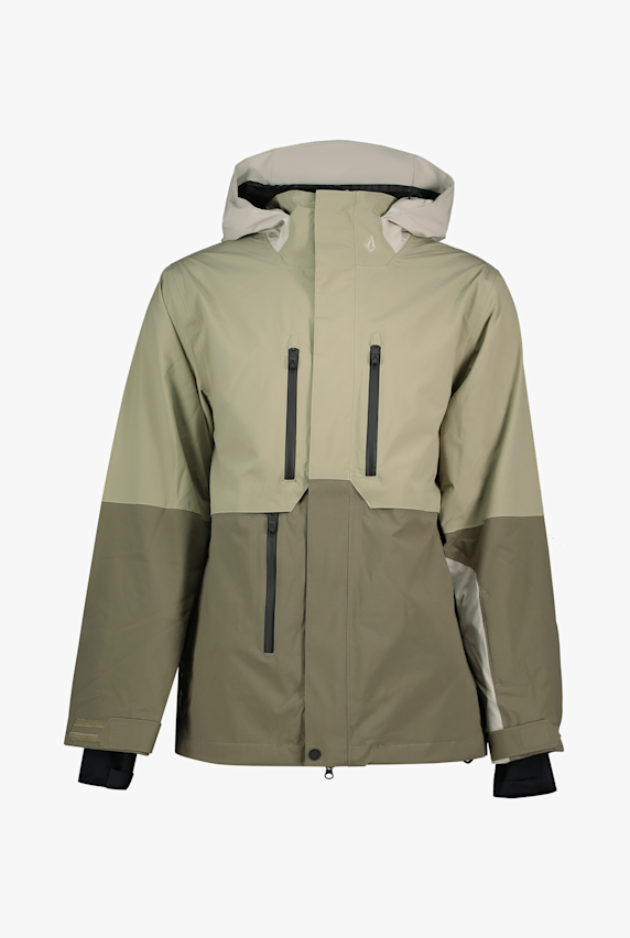 Volcom Rnge Stretch 30K giacca da snowboard uomo Verde 45685 1