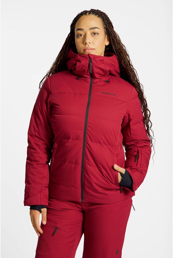 PEAK PERFORMANCE Shred Down veste de ski femmes Rouge 45745 1