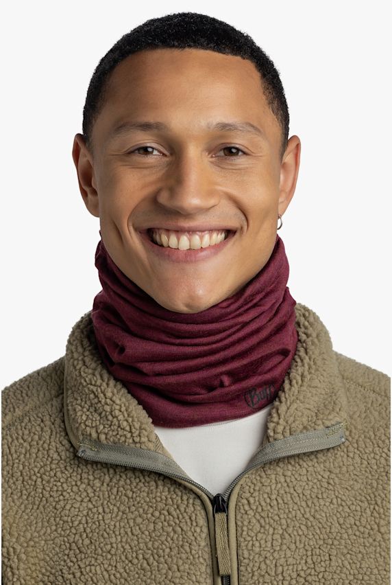 Buff Midweight Merino neckwarmer Rosso 46228 1