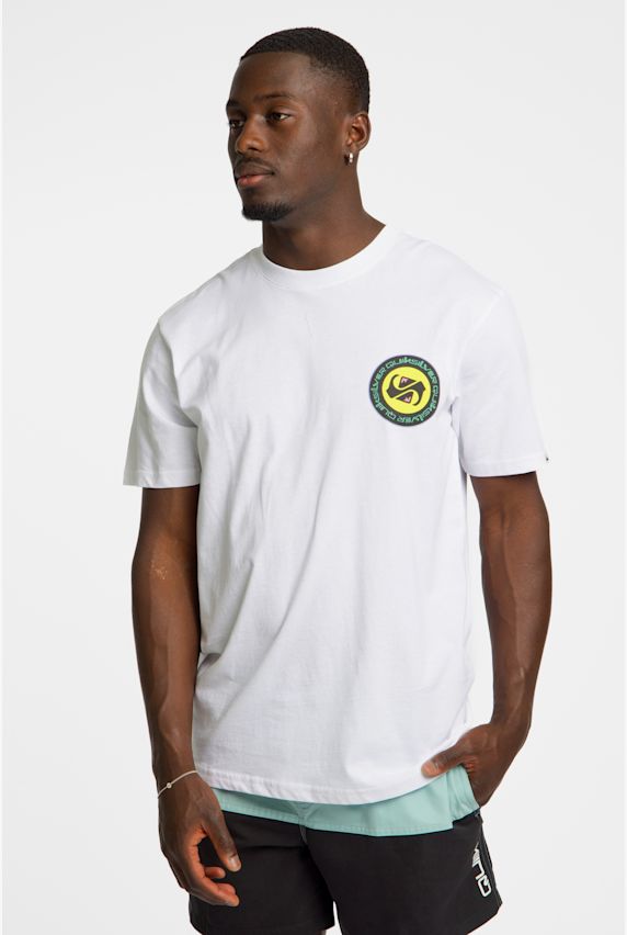 Quiksilver Circle Back Herren T-Shirt Weiss 45973 1