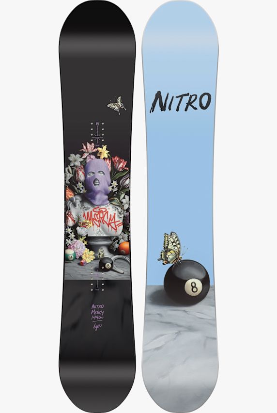 Nitro Mercy snowboard donna 25/26 Nero 46008 1