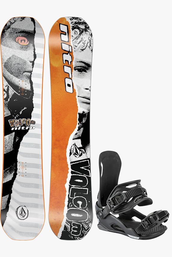Nitro Ripper x Volcom snowboard set enfants 25/26 Multicolore 56807 1