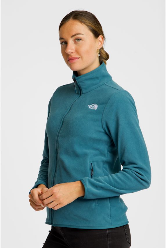 The North Face Glacier Fleece Damen Midlayer Türkis 46051 1