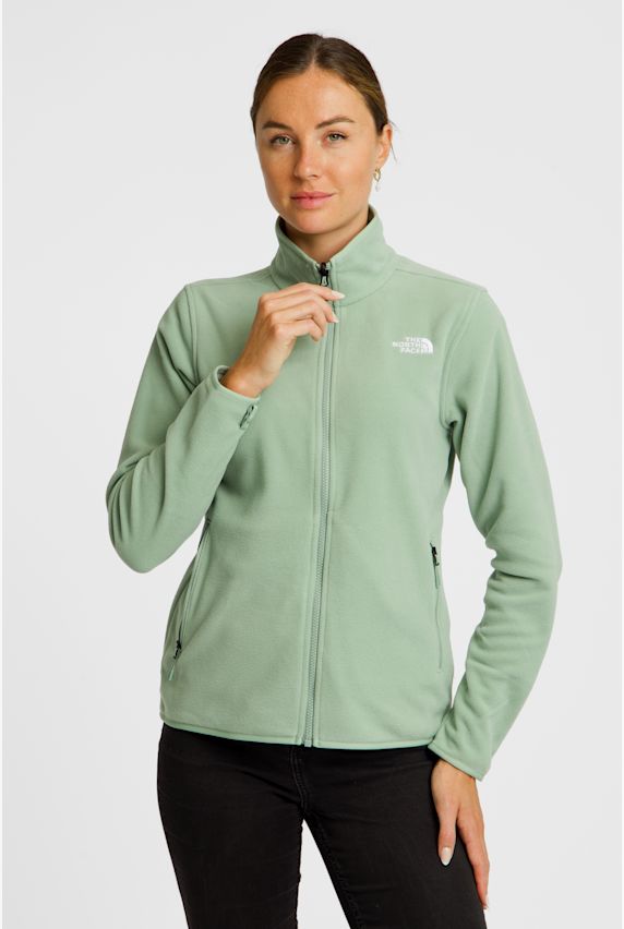 The North Face Glacier Fleece midlayer donna Verde 46076 1