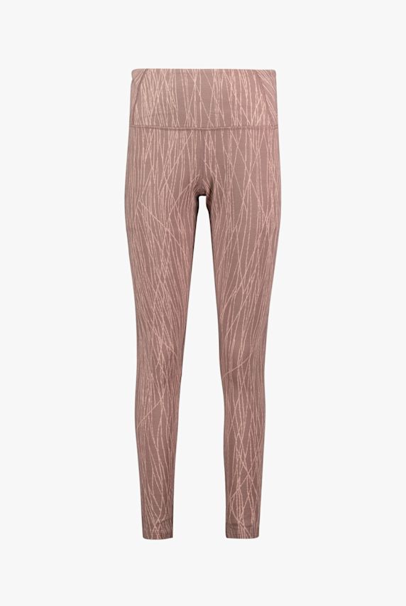 icebreaker Merino 260 Vertex Delta Lines leggings termici donna Rosa 46146 1