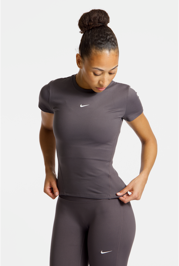 Nike One Dri-FIT Damen T-Shirt Grau 46627 1