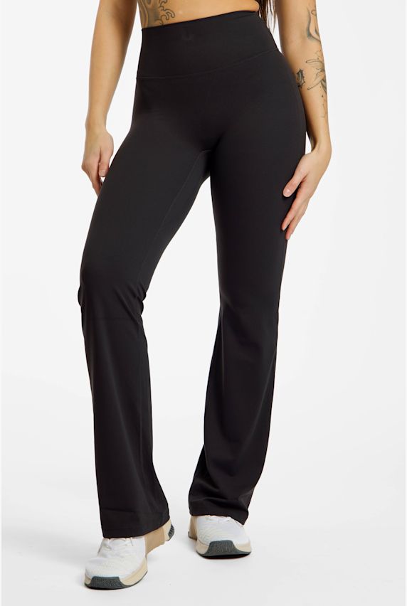 Nike Zenvy Flare pantaloni della tuta donna Nero 46645 1