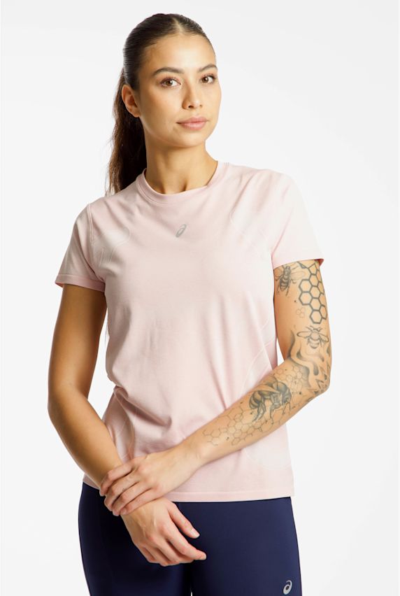 ASICS Road Seamless t-shirt donna Rosa 46790 1