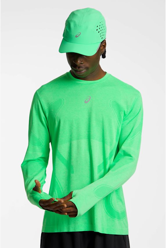ASICS Road Seamless longsleeve uomo Verde 46872 1